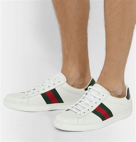 men gucci white sneakers|authentic gucci sneakers for men.